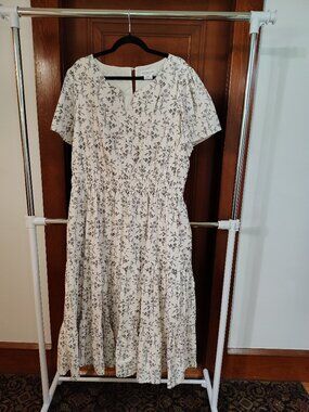 women's cotton summer dresses Tee Dress commonno-M5966 Rebeka Short Dress in Size:UK 10 (In-Rental) this midi dress is